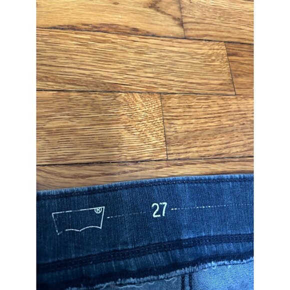 Levi's Womens Pull On Skinny Jeans Size 27 Dark Wash Blue Elastic Waist Denim - Picture 3 of 7